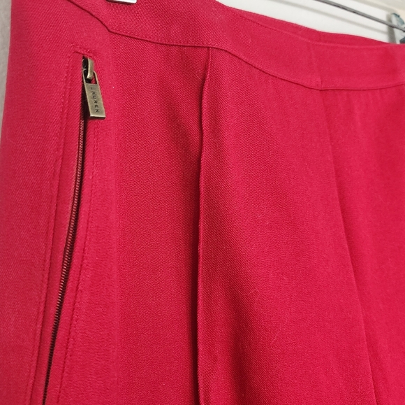 Lauren Ralph Lauren Stretch St Martin True Red Dress Pants - Picture 3 of 9